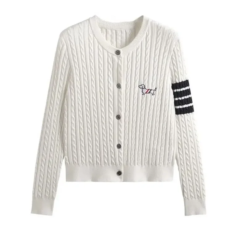 High Quality Korean Golf Sweater Women Golf Wear Autumn New Knit Embroidery Sports Top Casual Women's Clothing