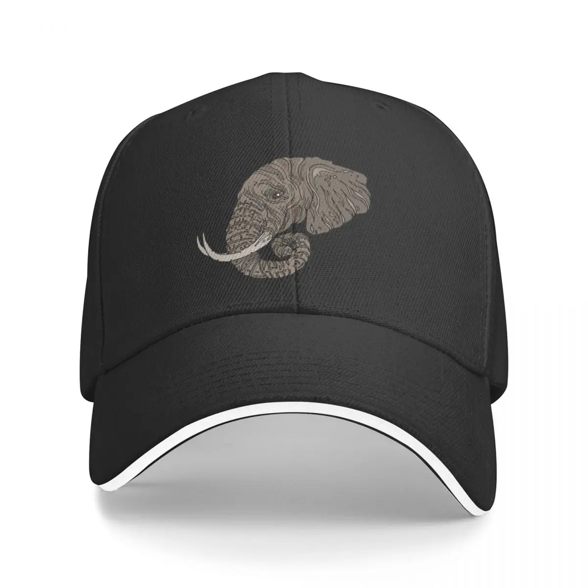 

New National Animal of the CAR: Forest Elephant Baseball Cap Military Cap Man Anime Hat Visor Caps For Women Men's