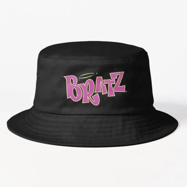 

Bratz Logo Bucket Hat Bucket Hat Black Sun Sport Boys Outdoor Summer Fish Spring Mens Solid Color Cheapu Caps Women Hip Hop