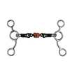 105mm/115mm/127mm/135mm/145mm Stainless Steel Horse Mouth Ring Jointed Bit Equestrian Snaffle Tool Stainless Steel Curb Bit 6