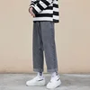 Men Comfortable Straight Casual Jeans Male Soft Baggy Outside Denim Pants Classic Elastic Waist Solid Office Work Denim Trousers 5