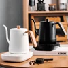 110V/220V Electric Coffee Pot 800ml Hot Water Jug Temperature-Control Heating Water Bottle Stainless Steel Gooseneck Tea Kettle 3