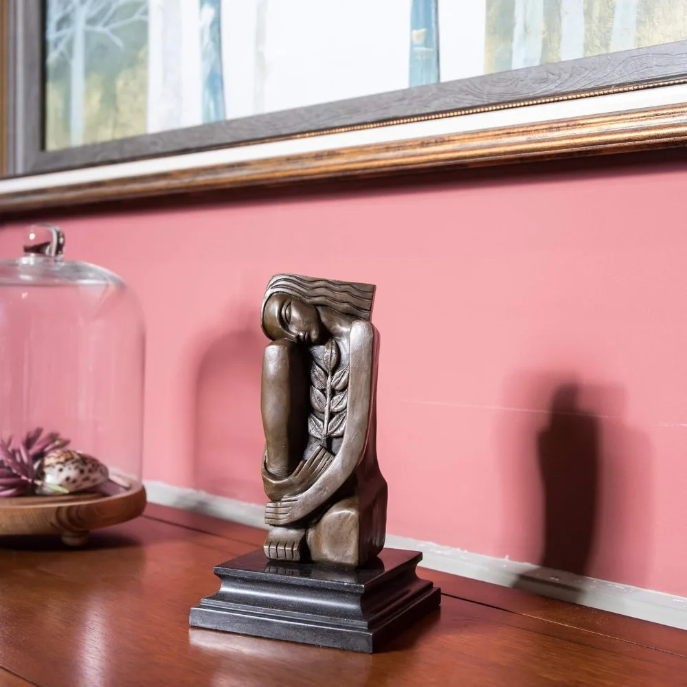 

Abstract Sculpture Bronze Female Statue Metal Figurine