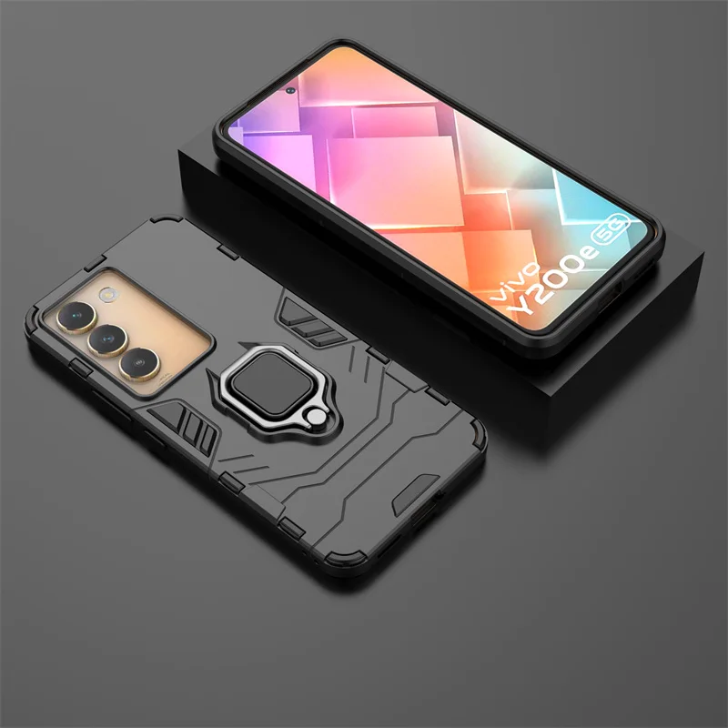 Magnetic Phone Case With Ring Stand For Vivo Series_voghion.com