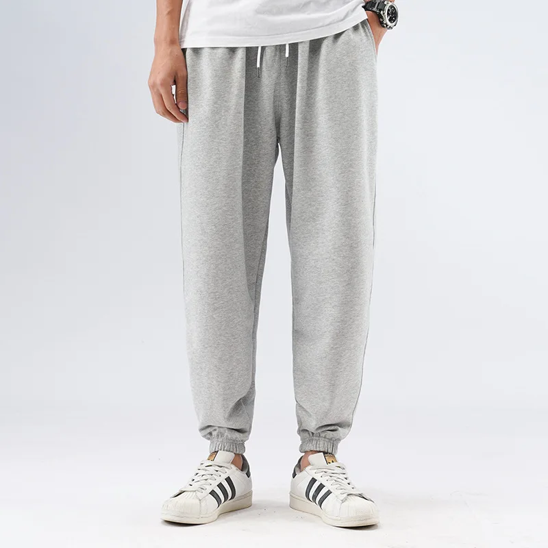 

Casual Pants Men's 2023 Autumn And Winter New Streetwear Fashion Solid Color Sweatpants Loose Trousers M-5XL