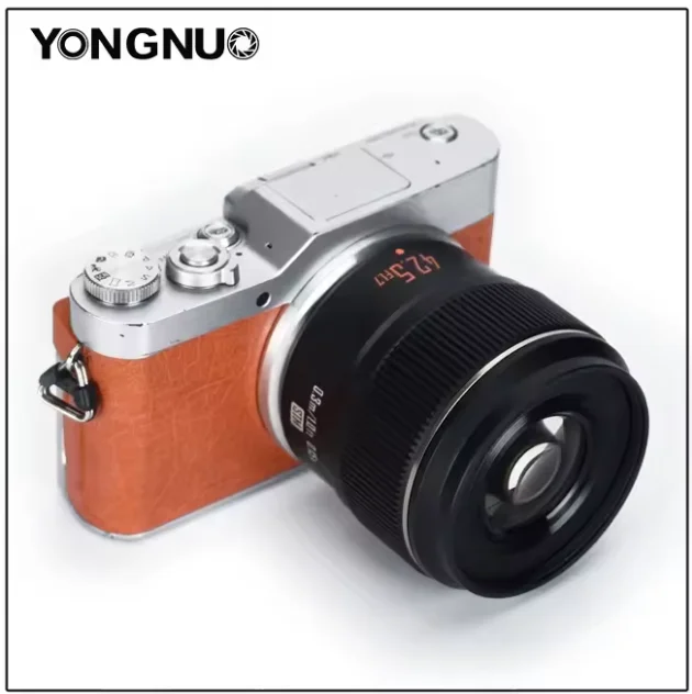 YONGNUO YN42.5mm 42.5mm F1.7M II 카메라 렌즈 F1.7 렌즈 M4/3 마운트 파나소닉 올림푸스 미러리스 카메라용 자동 초점·