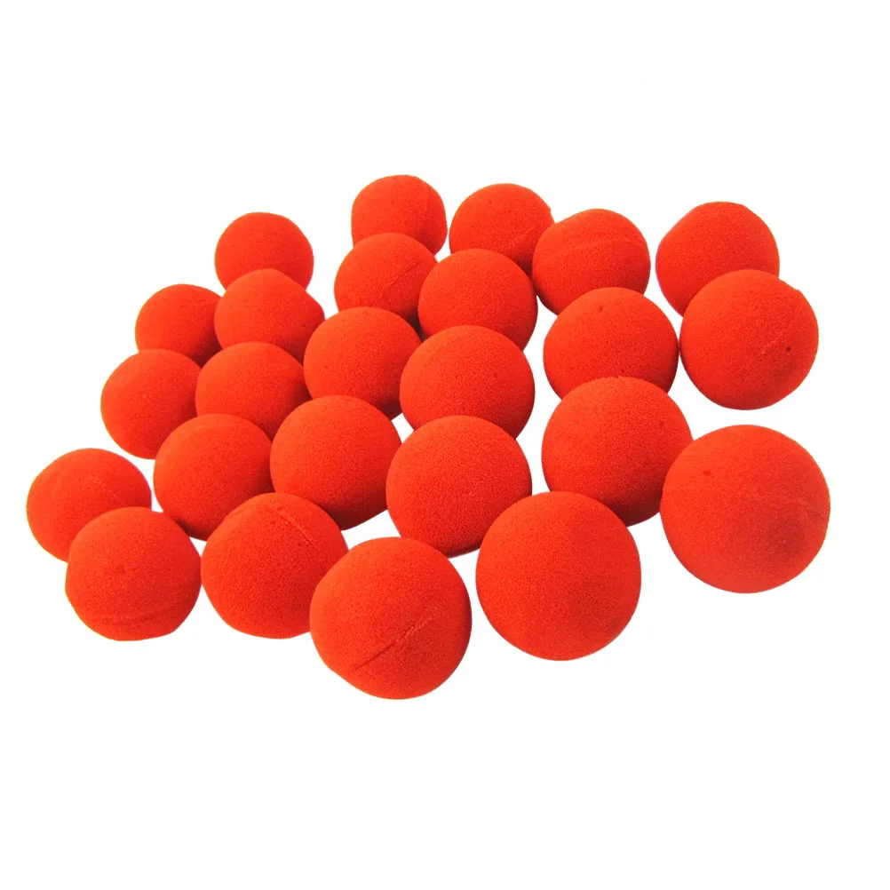 

48pcs Red Circus Clown Nose Clown Nose Sponge Clown Nose for Christmas Costume Party Supplies Circus Theme Party Costumes