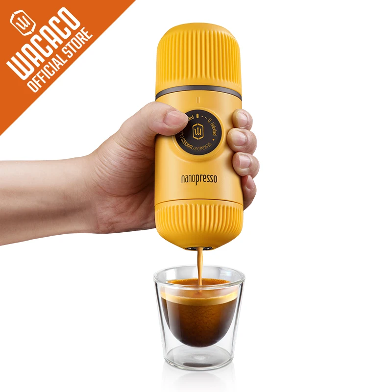 Wacaco Nanopresso Portable Espresso Coffee Maker/machine, Upgrade Version  Of Minipresso, 18 Bar Pressure, Yellow Patrol Edition. Coffee Pots  AliExpress
