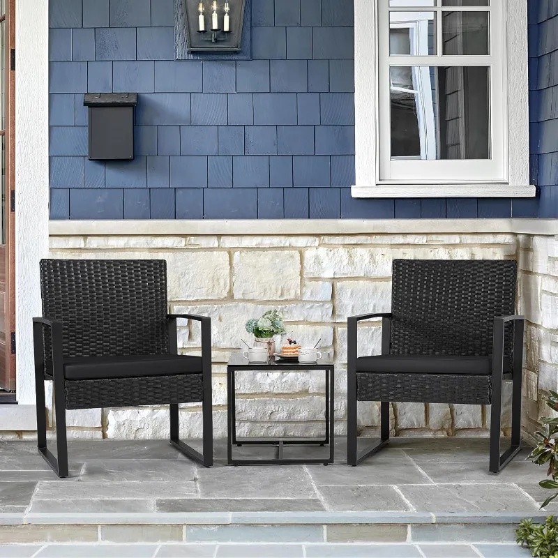 3 Pieces Patio Set Outdoor 2