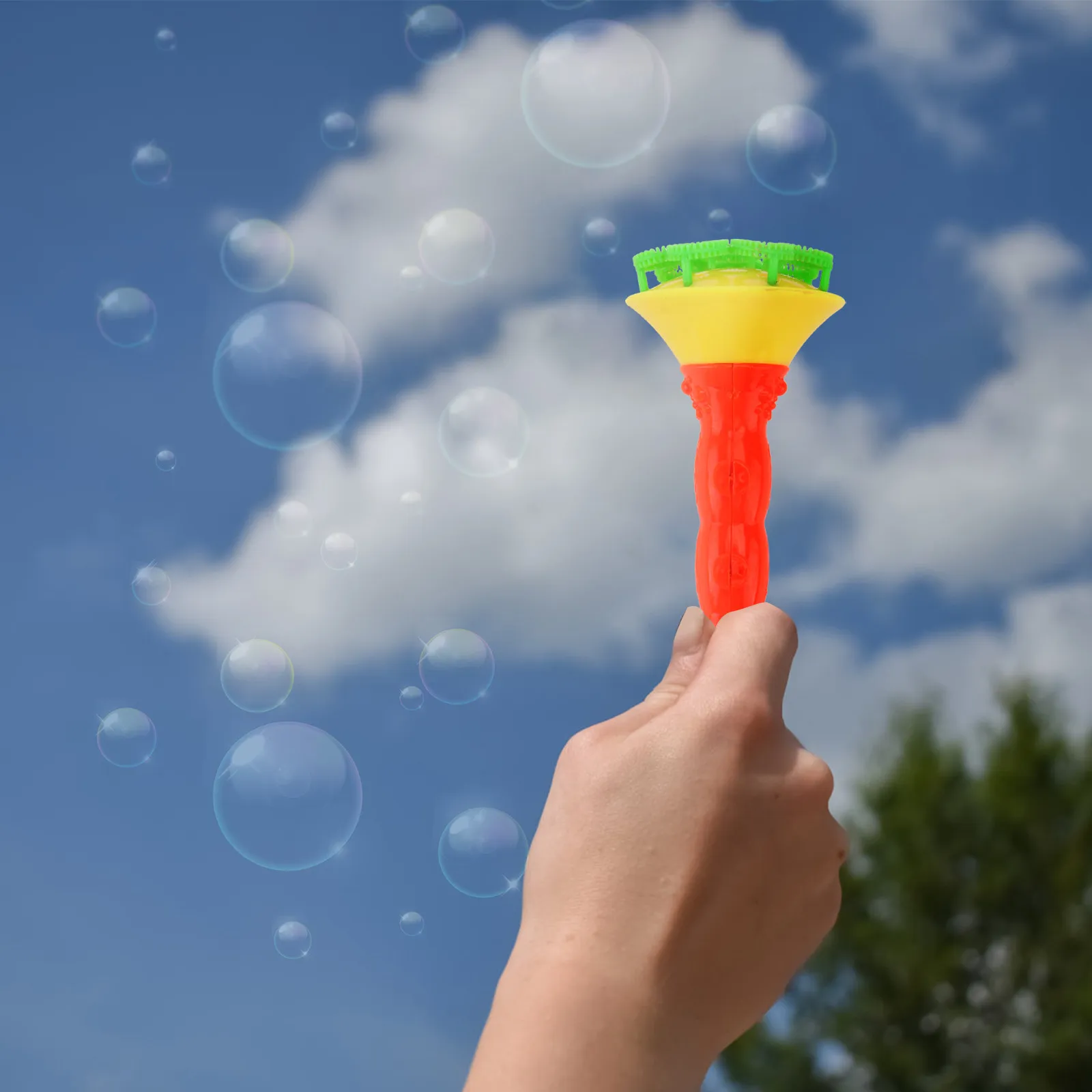 5Pcs 버블 머신 악기 모양 디자인 어린이 야외 버블링 재미있는 파티 선물 어린이를위한 여름 놀이 활동 게임