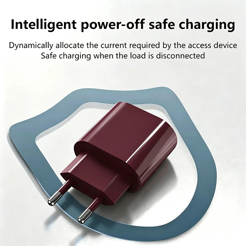 Compact 20W Fast Charging Dual Plug Portable Charger