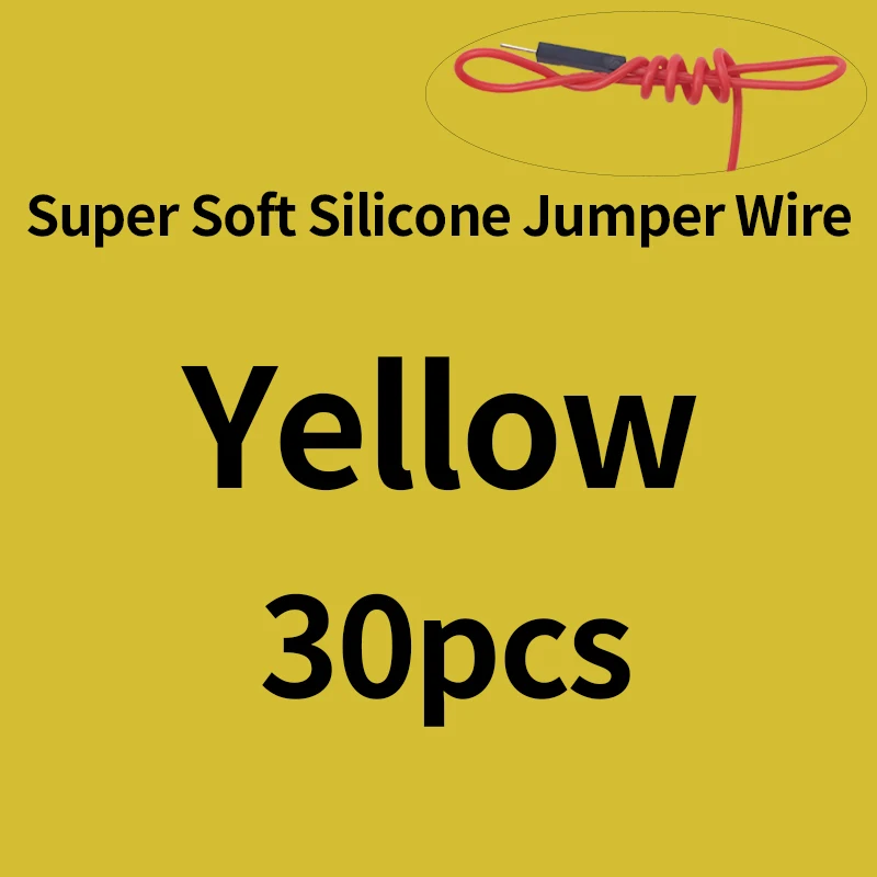 Super Soft Silicone Jumper Wire Set - Solderless Flexible Connectors