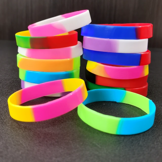 Wholesales Silicone Bracelets | Black Silicone Bracelets Set - 50pcs Set  Red Black - Aliexpress