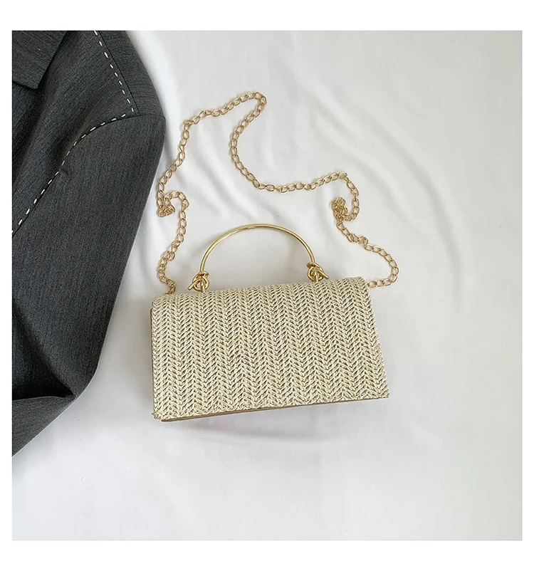 Fashion Pu Hasp Ladies Top-Handle Bags Braid Design 2024 New Brand Shoulder Bags for Women Free Shipping Bolsas Femininas