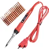 110V 220V 80W LCD Soldering iron kit adjustable temperature solder welding tools Ceramic heater soldering tips 15kind copper tip 1