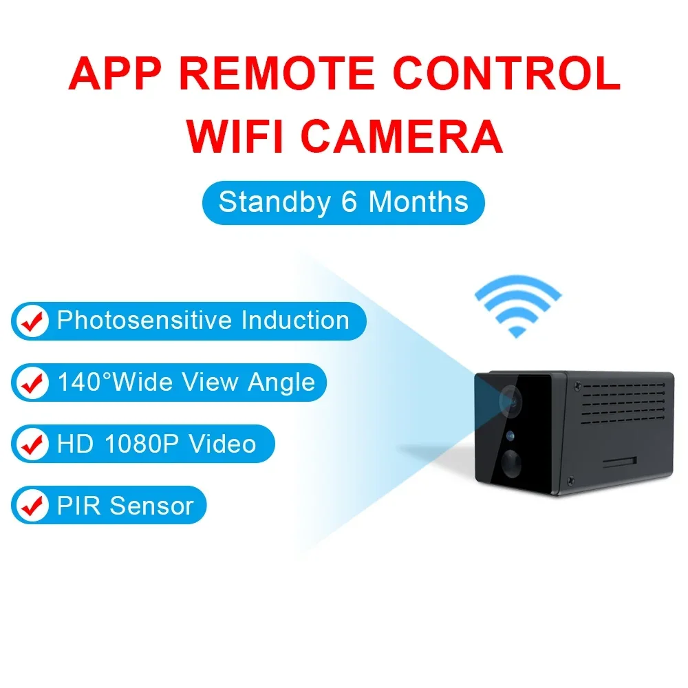 

Mini Wifi Camera HD 1080P Night Vision Micro Cam PIR Detection Mini Camcorder Two-way Radio Wireless Camera hidden Baby W81