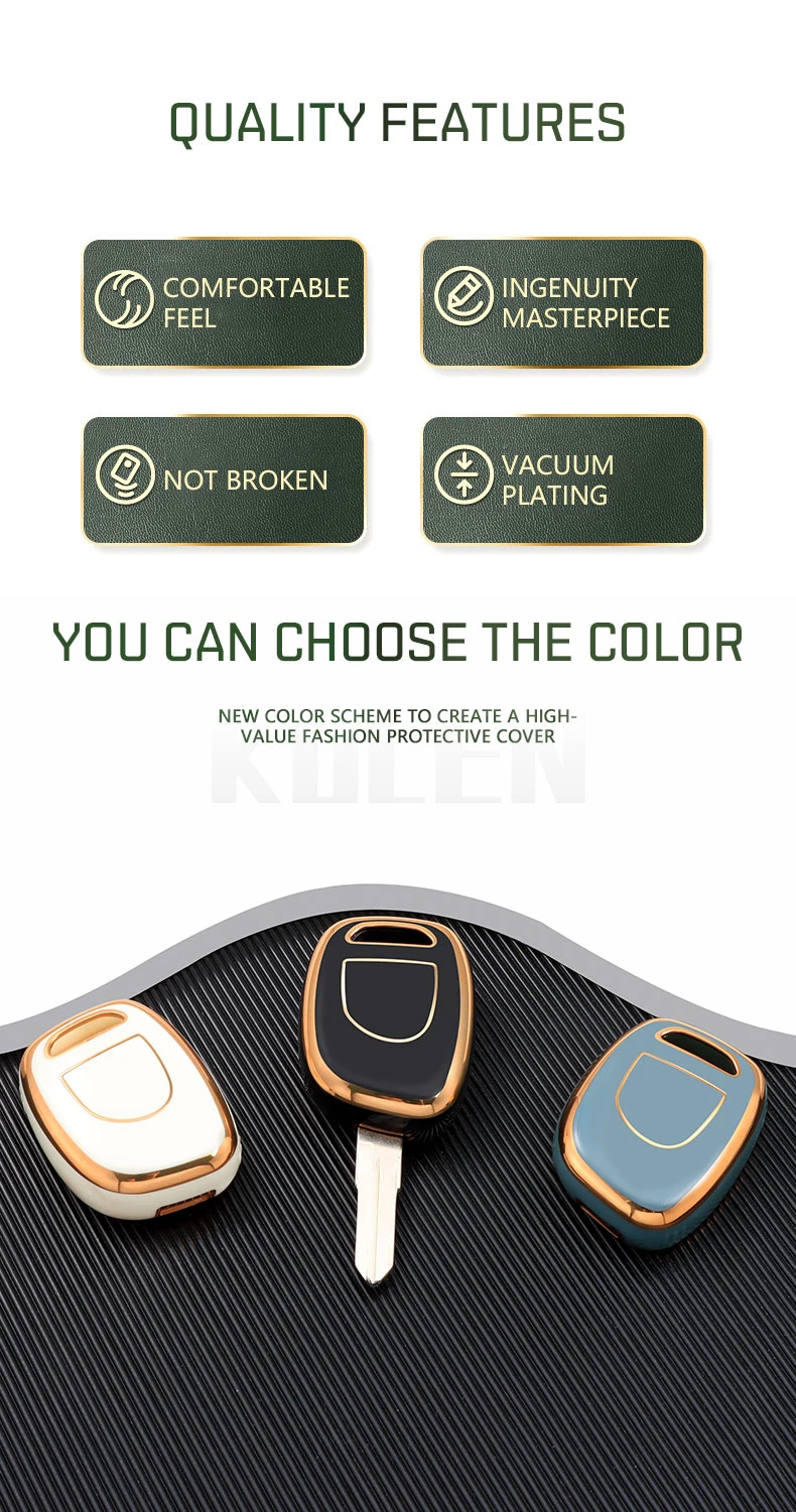 Nuovo TPU Car Remote Key Case Cover Shell per Renault Twingo Clio Kangoo Master NE73 VAC102 Protector Holder Fob Bag accessori - S87c6b83ecbbe4ce9a8b7a34018c54813i