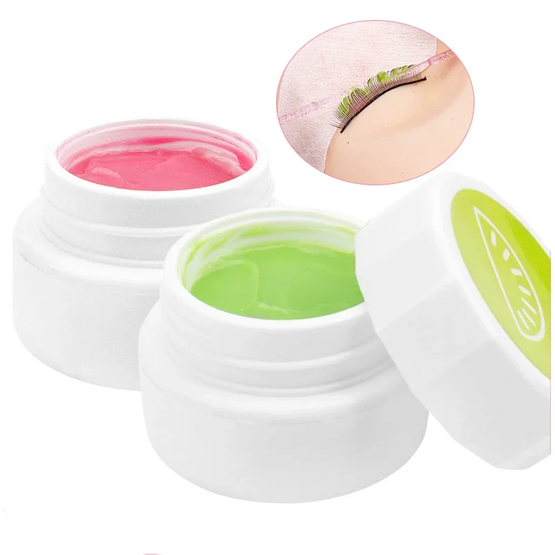 Eyelash Glue Remover Cream Eyelash Glue Remover Lash Glue Remover 5g 10g No Irritating Quick Unloading Adhesive Professional Cream Remover for Eyeslash Extension Makeup Tools