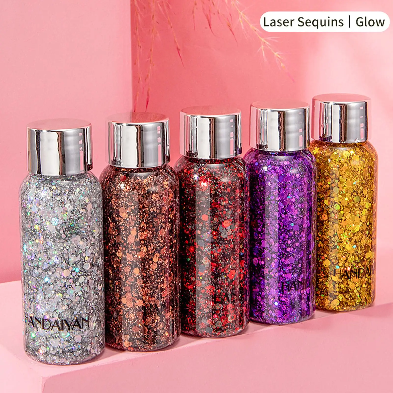 Description Picture 6 of itemGlitter Body Lotion Diamond Glitter Gel Cream Eye Nail Hair Body Face Glitter Gel Lasting Sparkling Lotion Party Glitter Shimmer