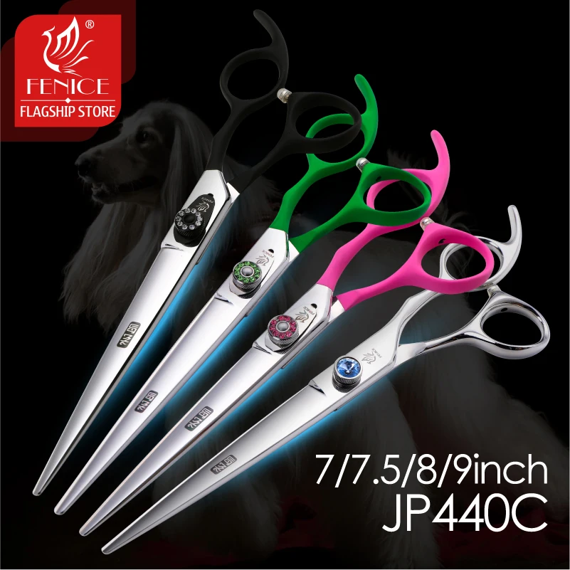 7.5 /8.0 /9.0 /9.5 /10 inch high quality colorful handle Professional Pet Grooming dog Scissors cutting straight shears