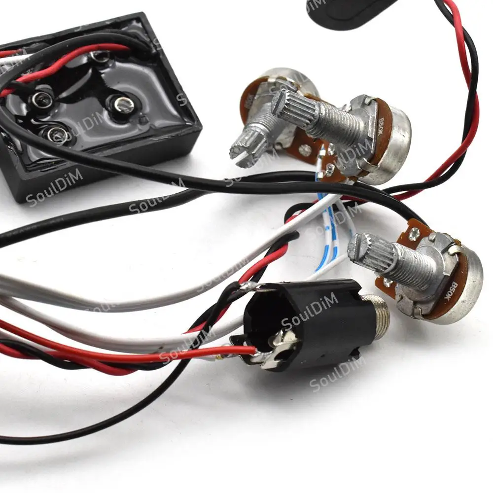 2/3 Band Eq Equalizer Preamp Circuit Active Bass Pickup 4/5