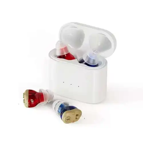 New Rechargeable Portable Mini Boost Hearing Earphones Long Battery Life Power Display Noise Reduction Earbuds For Elderly Gifts - Image 7