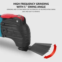 170W Electric Cordless Oscillator, Home Pruning Saw Multi-function Trimmer/Shovel/Cutting Saw Tools For 18V/21V Makita Battery 2