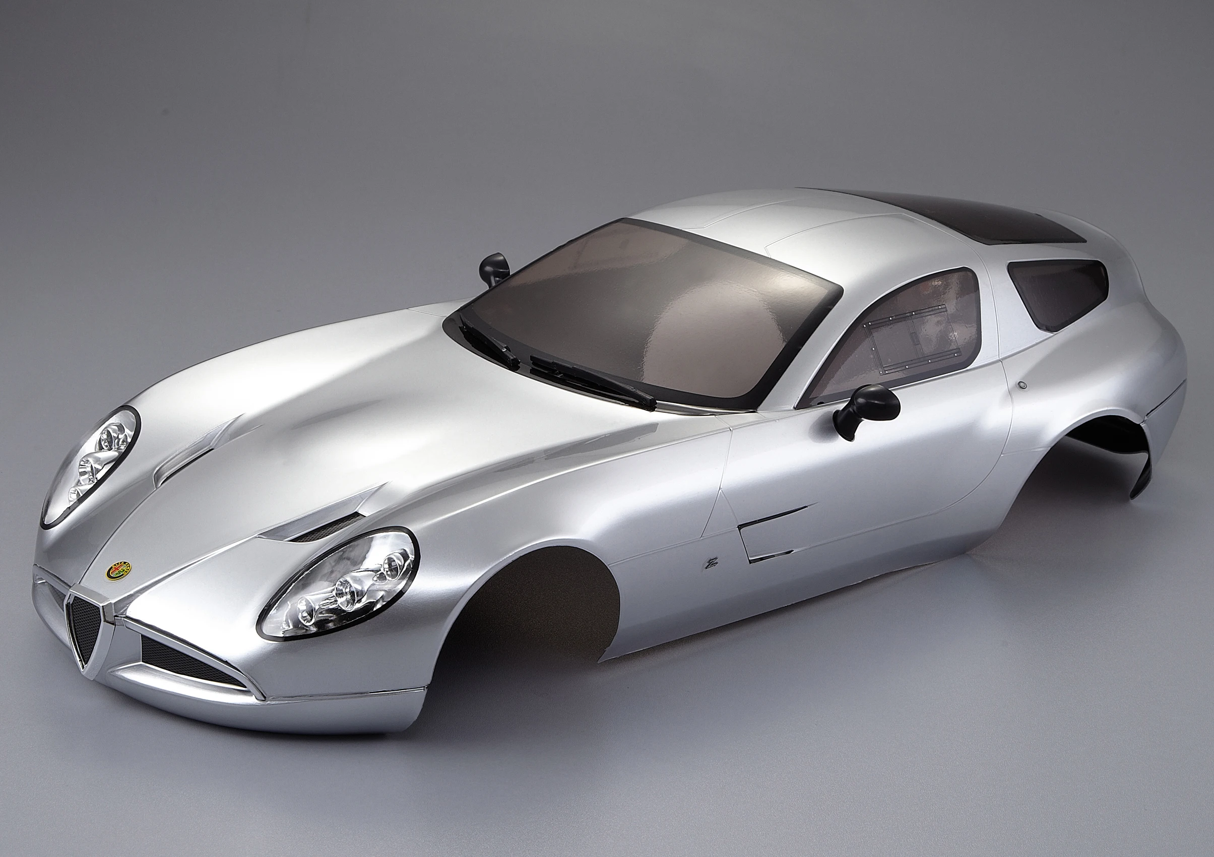 Killerbody rc alfa Romeo tz3 corsa完成品シルバー1/10電気