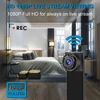 WiFi Mini Camera with Remote Viewing, 1080P HD Motion Detection Loop Record for Home Car Office, Portable Indoor 2