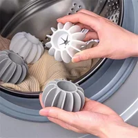 Silicone Magic Laundry Ball Reusable Clothes Hair Cleaning Tool Pet Hair Remover Washing Machine Cat Hair Catcher Laundry Ball 1