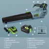 WORKPRO 4.0Ah Battery 20V Cordless Leaf Blower Variable Speed Air Powered Blower Sweeper for Dust,Snow Blowing Garden Power Tool 3
