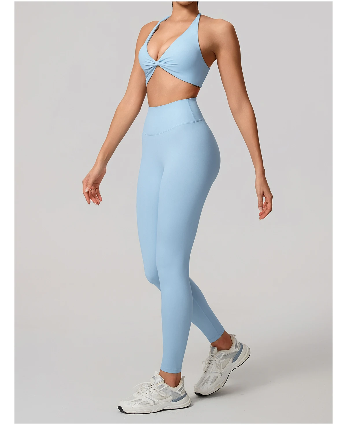 Ctenkevet Sommer Damen Push-Up Sport-BH Atmungsaktives Weiches Yoga-Workout-Top Rückenfreies Fitness Crop Gym Unterwäsche für Frauen – Detail 17