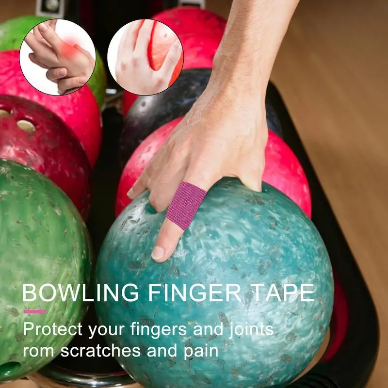Bowling Tape Bowling Ball Protective Performance Thumb Finger Tape for Men Women Bowlers Exercise Soft Thumb Protector
