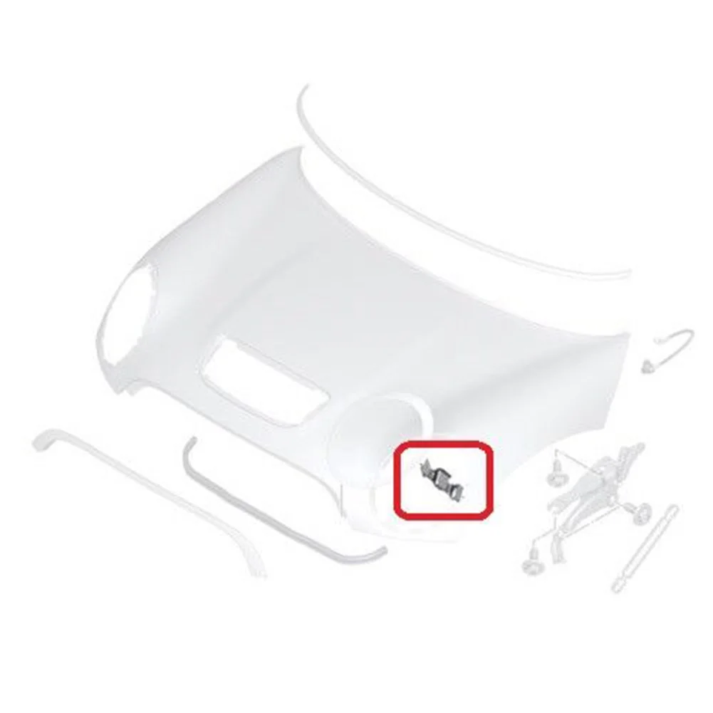 

Mounting Clip Headlight Bezel Clip For MiniCooper 2007-2018 Holding Mounting Clip Hood Kit For MiniCooper Paceman 2013-15