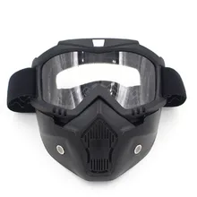 

Glasses Goggles Fashion Full Face Motorcycle Mask Goggles Kids Adult Motocross Off-Road Windproof Glasses Cover Headwea