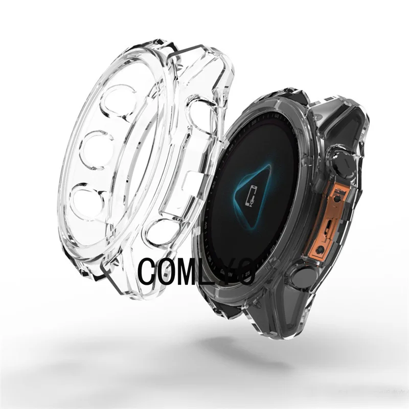 For Garmin Tactix 51mm 47mm Case Protective TPU Half Cover