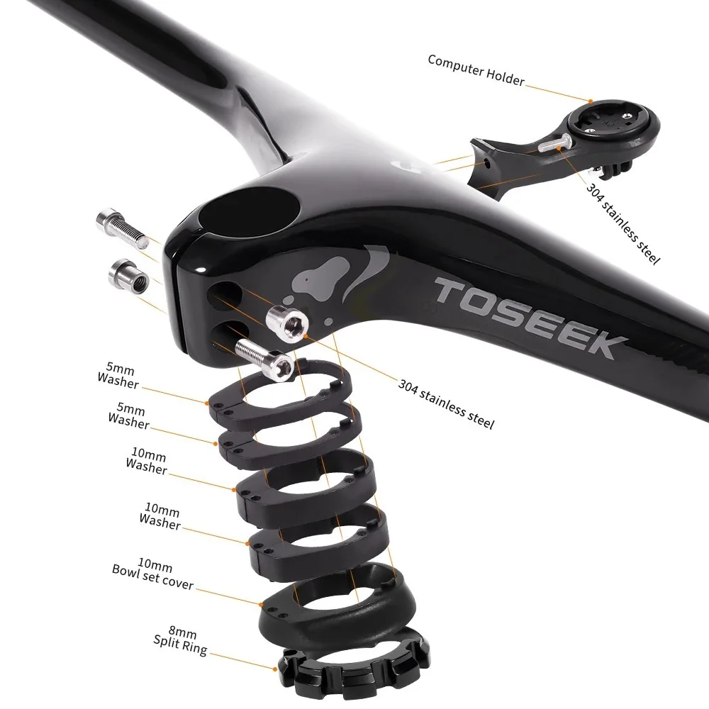 TOSEEK MTB ī ڵ, 17   ̾  ڵ, Ŷ ,   ǰ  28.6mm, TM200