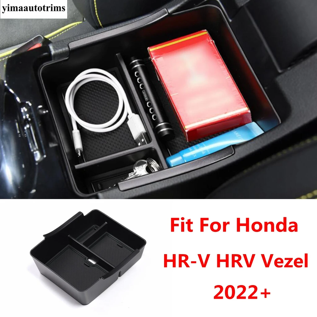 

Central Control Armrest Storage Box Container Organizer Holder Tray Tidying Accessories Interior For Honda HR-V HRV Vezel 2022