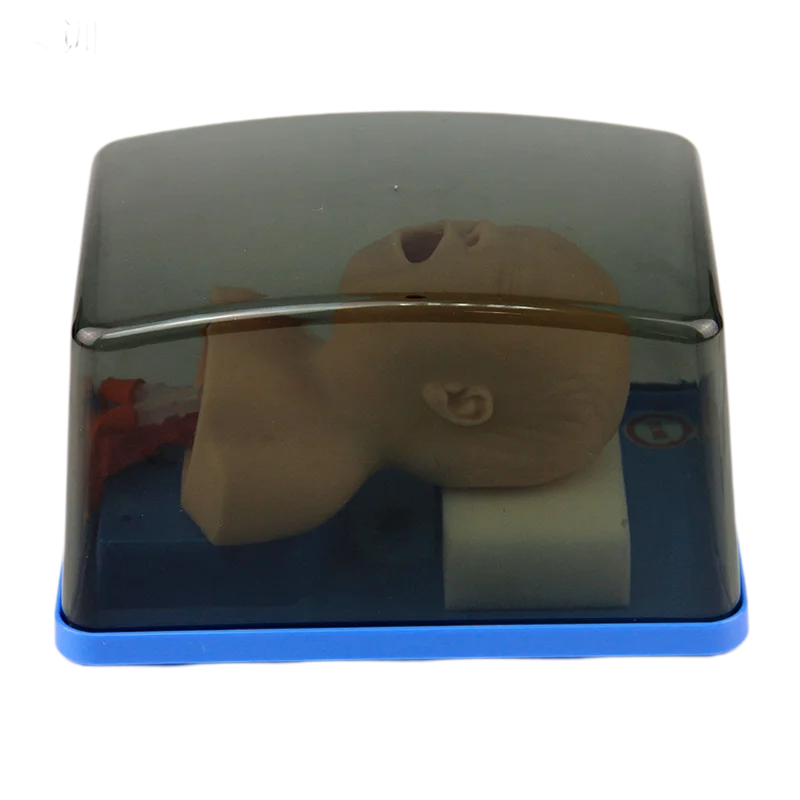 Neonatal Infant Tracheal Intubation Model Analog Double Lung and Stomach Expansion Child Tracheal Intubation Simulator neonatal tracheal intubation model