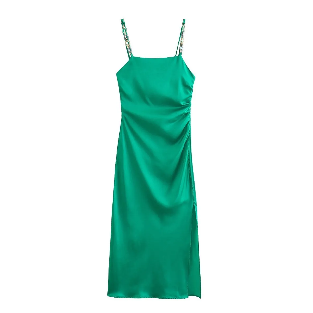 2022 Women Fashion  Green Dress Mali