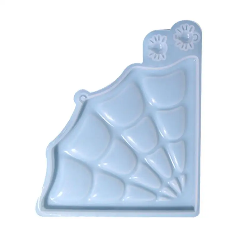 

3D Halloween Spiders Web Resin Mold Web Shape Silicone Resin Chocolate Candy Mold DIY Decorations Halloween Party And Holiday