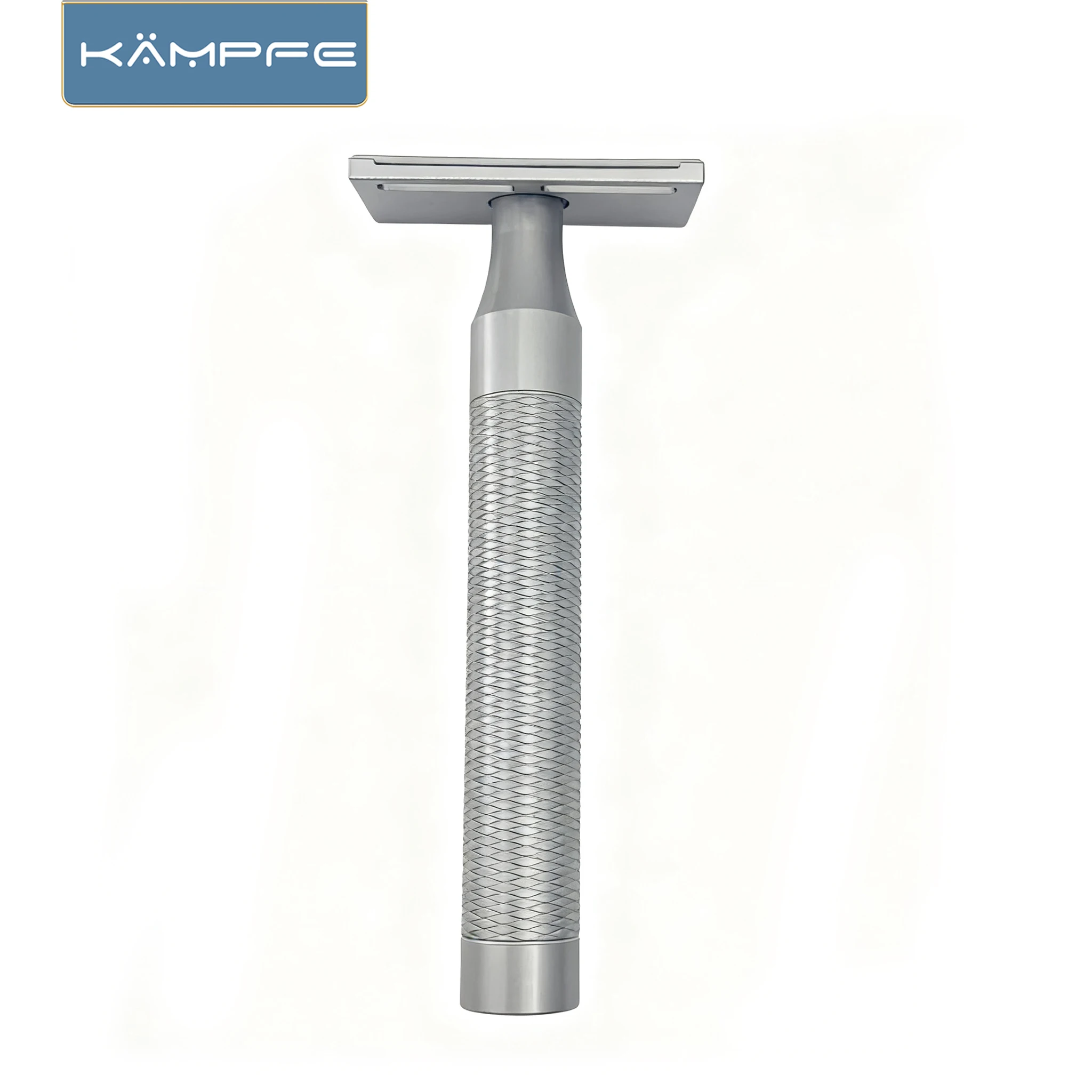 KAMPFE 알루미늄 CNC 가공 핸들 경량 1단날 면도기 남성용 안전 면도기 미용실용 면도기