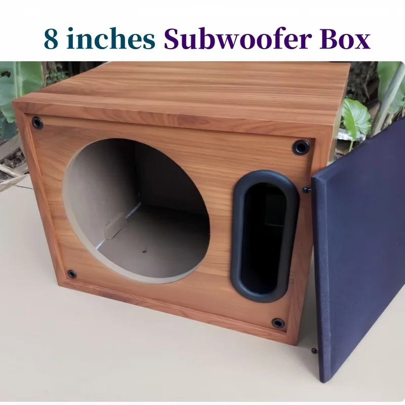 8-inch Subwoofer Empty Box,Passive Bass Speaker Box,1Piece Woofer