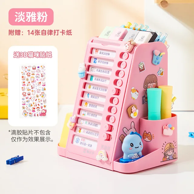 Pink pen holder