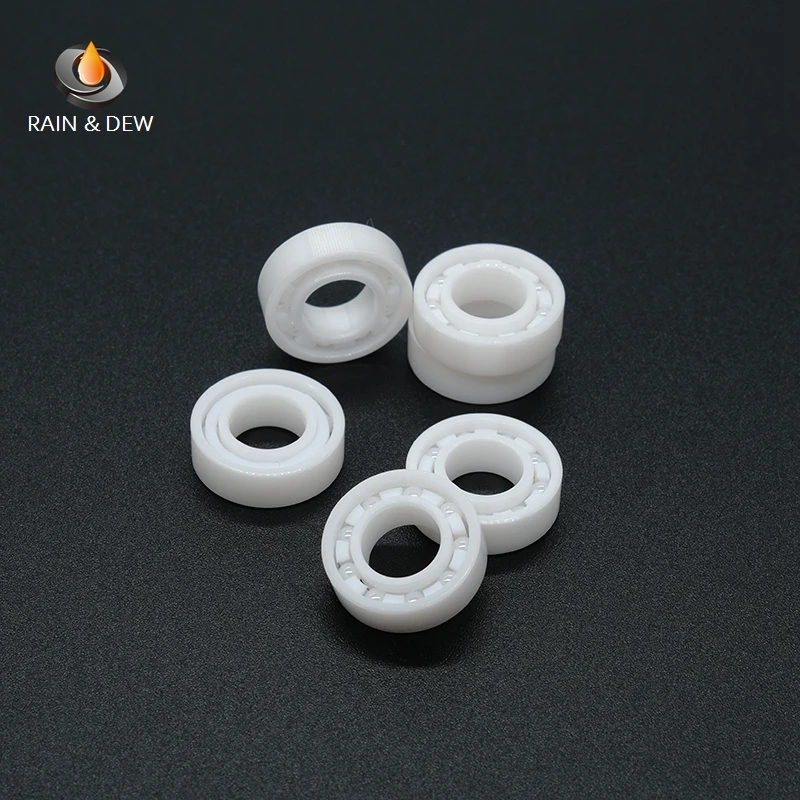 pcs ceramica rolamento completo ceramica profundo rolamento de esferas 05