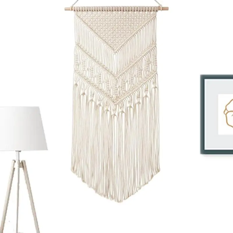 

Макраме тканый настенный BohoChic богемная комната искусство Красивая квартира Общежитие Декор