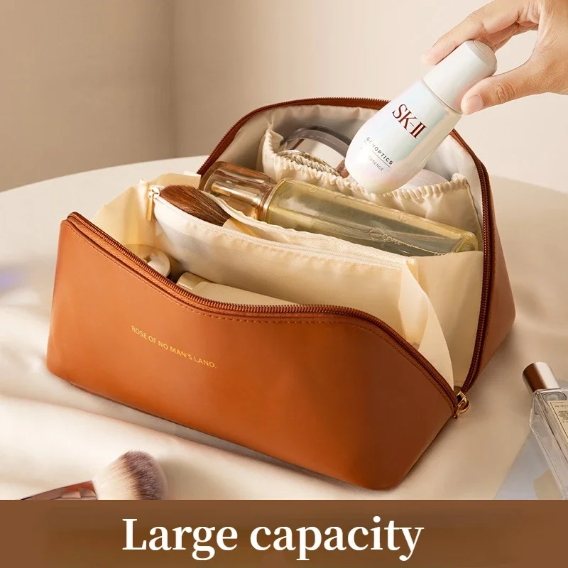 

Женская косметичка, портативная дорожная сумка для туалетных принадлежностей, сумка для подушек, органайзер для макияжа с ароматическими кистями для домашнего хранения, аксессуары