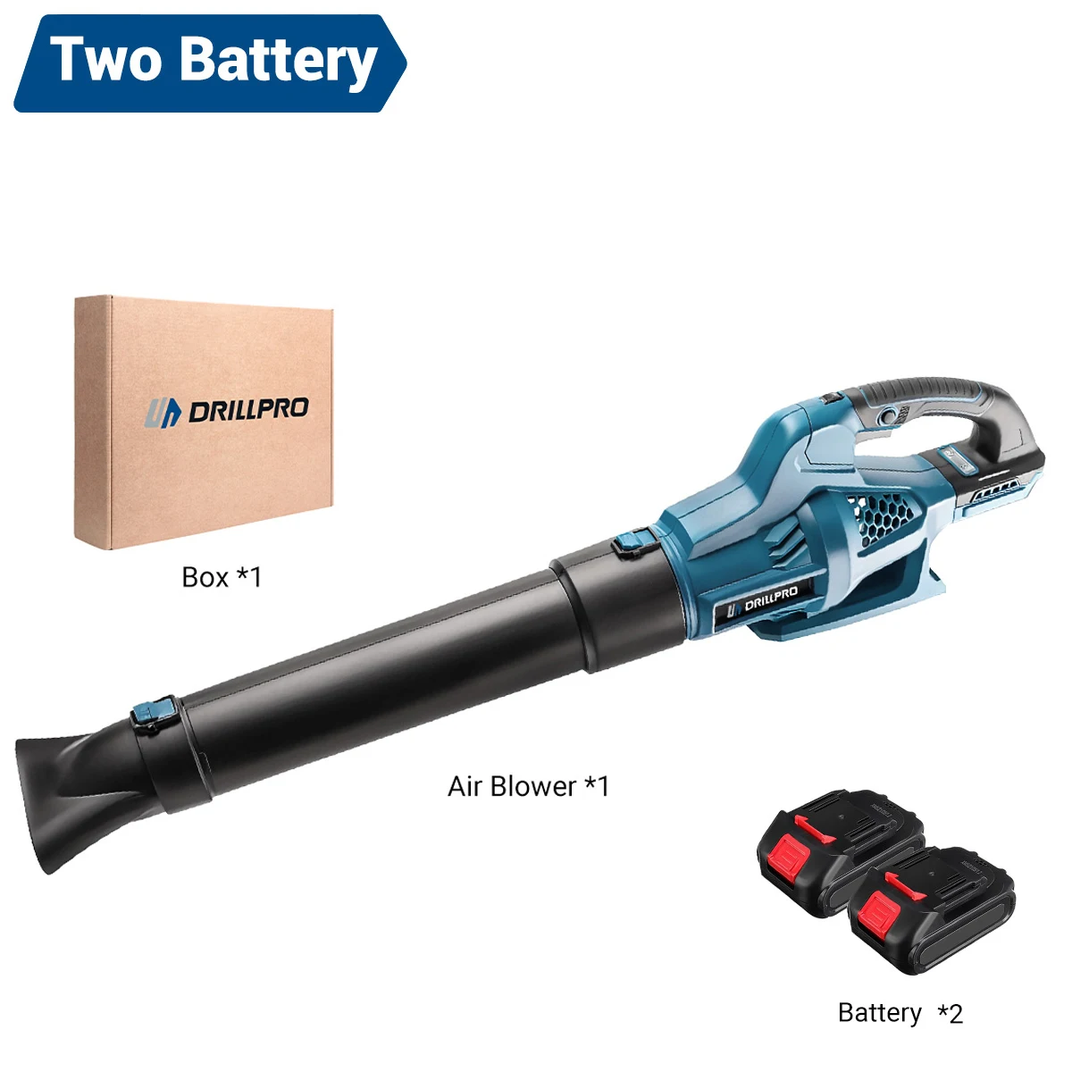 Drillpro 8000–17000 U/min, bürstenloses Luftgebläse, 6 Geschwindigkeiten, 22–40 m/s, Wind, 790 m/h, hocheffiziente Wärmeableitung, leicht, ergonomisch – Detail 9
