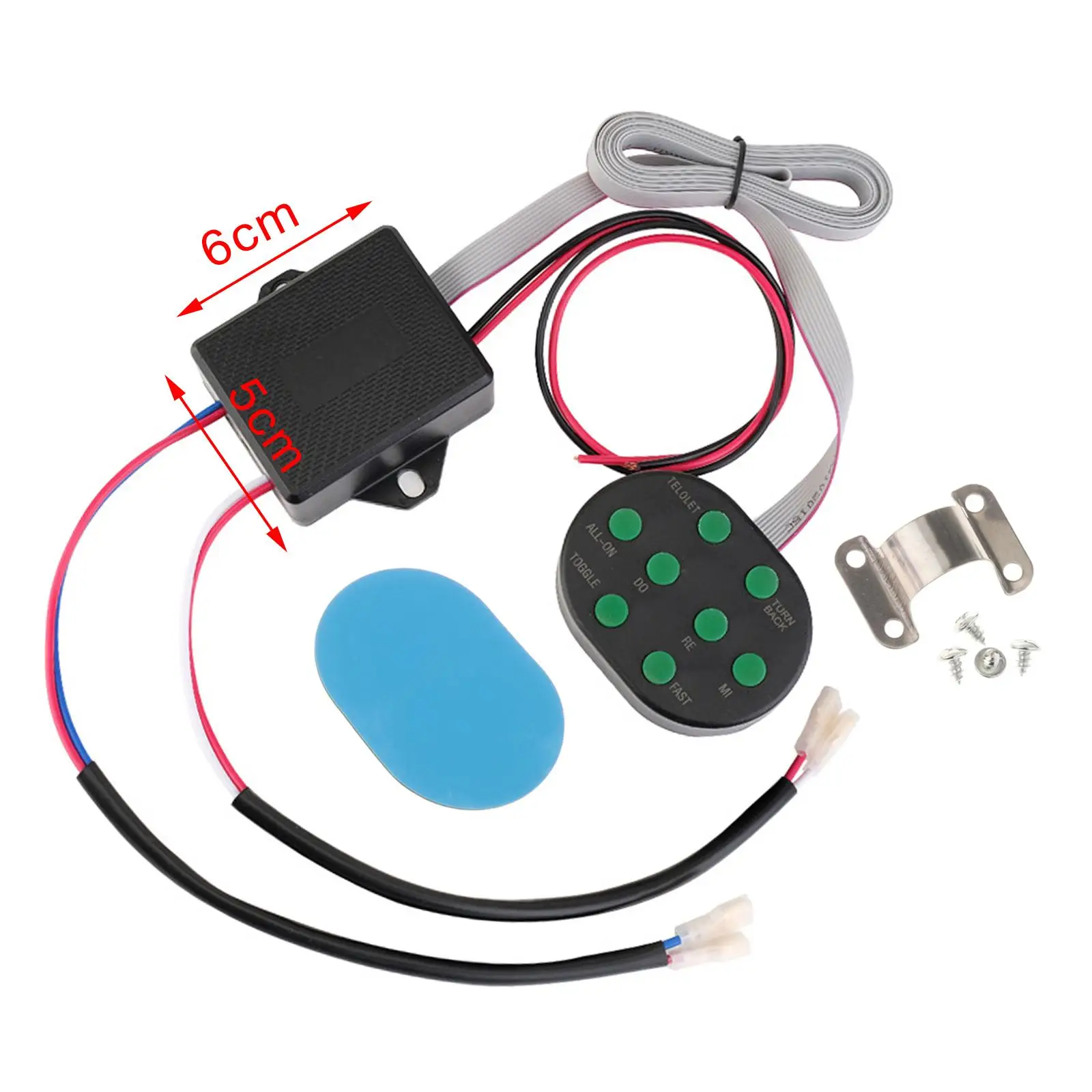 Car Horn Controller Electric Horn Controller 12V-24V Horn Sound Control Unit, Control Switch for Truck, Emergency Vehicles