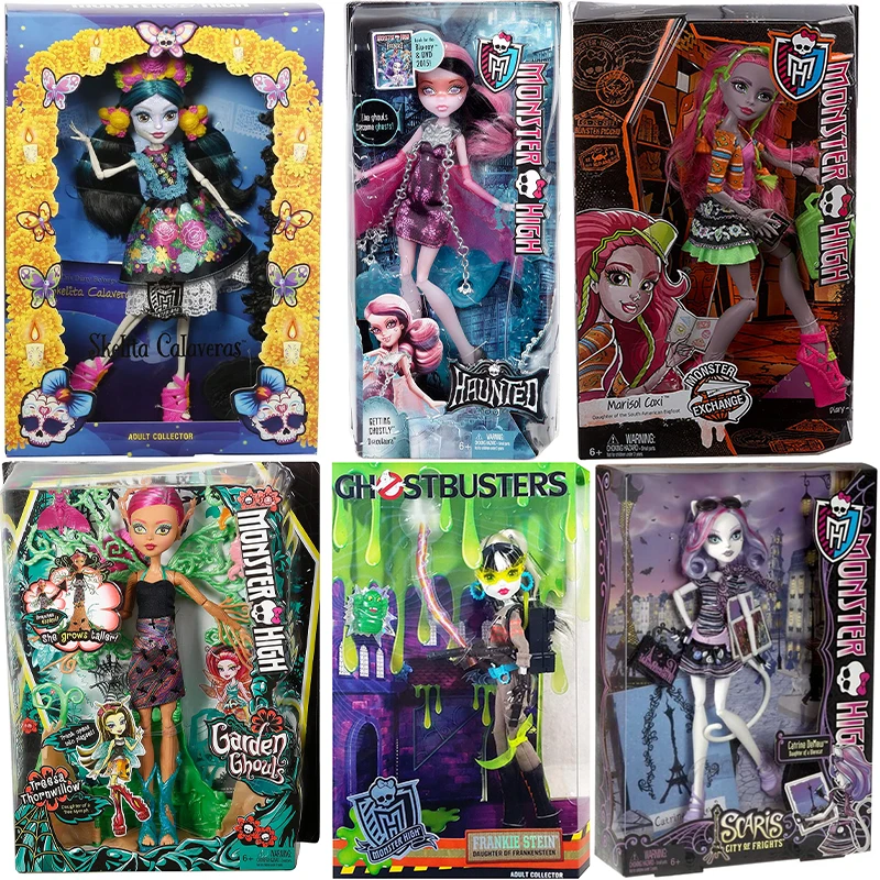 Original Monster High Great Scarrier Reef Peri & Pearl Serpintine Doll Frights Figure Playset Kids Toys For Girls Christmas Gift